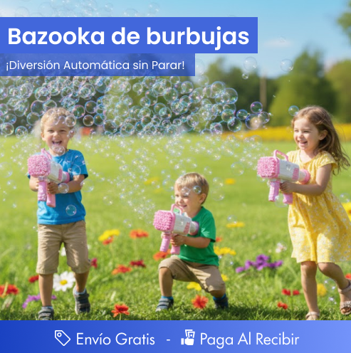 La Pistola de Burbujas Más Viral de TikTok - Diversión Automática sin Parar 🫧✨