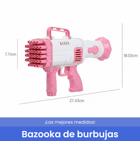 La Pistola de Burbujas Más Viral de TikTok - Diversión Automática sin Parar 🫧✨