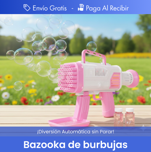 La Pistola de Burbujas Más Viral de TikTok - Diversión Automática sin Parar 🫧✨