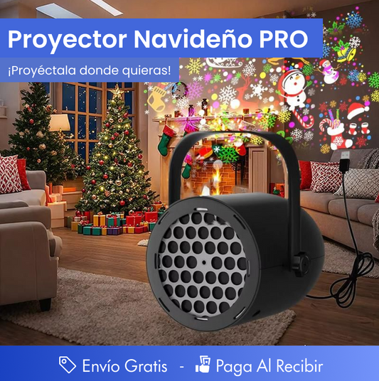 Proyector Navideño - Convierte tu casa en una Navidad Mágica con un Solo Clic ✨🎄
