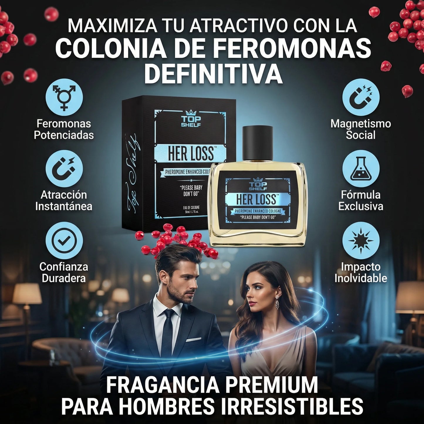 PERFUME SEDUCTOR HER LOSS + ENVIO GRATIS